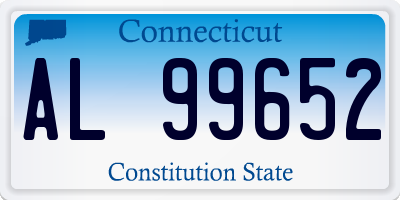 CT license plate AL99652
