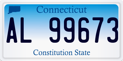 CT license plate AL99673