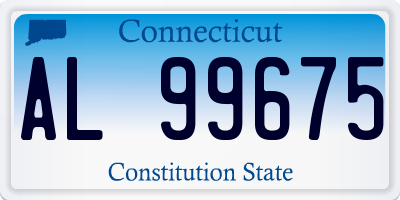 CT license plate AL99675