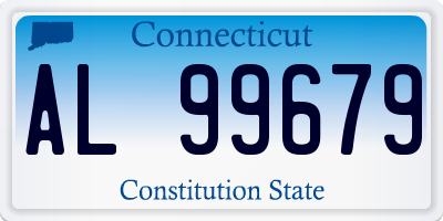 CT license plate AL99679