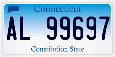 CT license plate AL99697