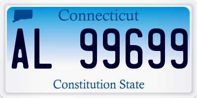 CT license plate AL99699