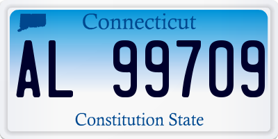 CT license plate AL99709