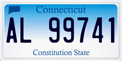 CT license plate AL99741