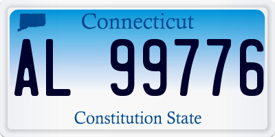 CT license plate AL99776