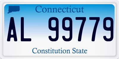 CT license plate AL99779