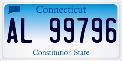 CT license plate AL99796