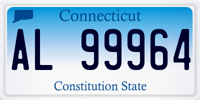 CT license plate AL99964