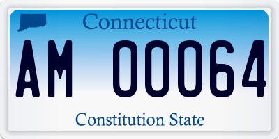 CT license plate AM00064