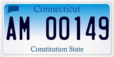 CT license plate AM00149