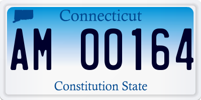 CT license plate AM00164
