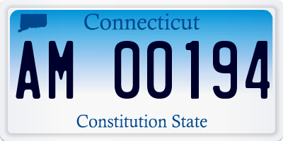 CT license plate AM00194