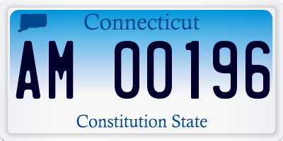 CT license plate AM00196