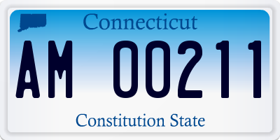 CT license plate AM00211