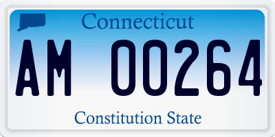 CT license plate AM00264