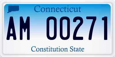 CT license plate AM00271