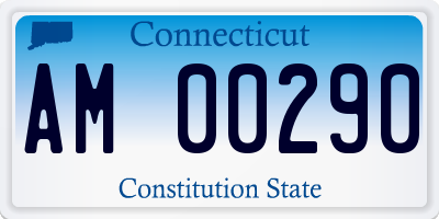 CT license plate AM00290