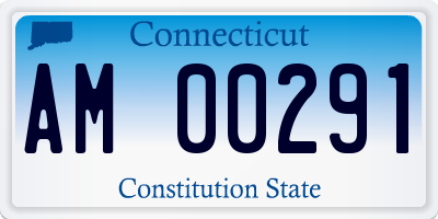 CT license plate AM00291