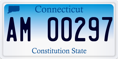 CT license plate AM00297