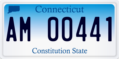 CT license plate AM00441