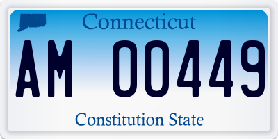 CT license plate AM00449