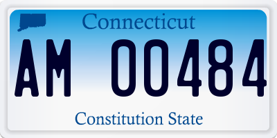 CT license plate AM00484