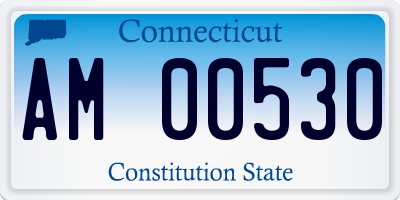 CT license plate AM00530
