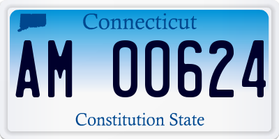 CT license plate AM00624