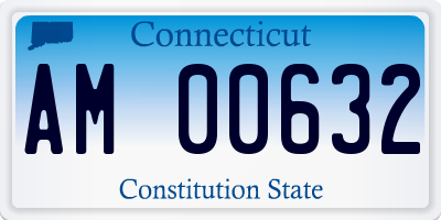 CT license plate AM00632