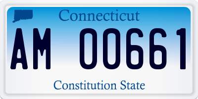 CT license plate AM00661
