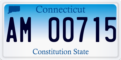 CT license plate AM00715