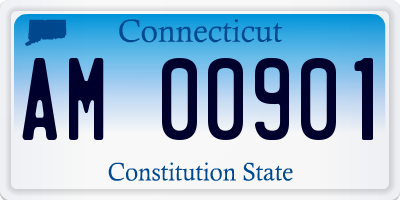 CT license plate AM00901