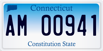 CT license plate AM00941