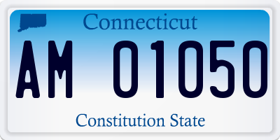 CT license plate AM01050