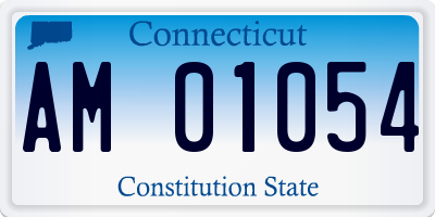 CT license plate AM01054