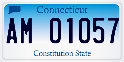CT license plate AM01057
