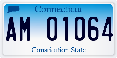 CT license plate AM01064