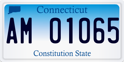 CT license plate AM01065