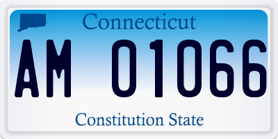 CT license plate AM01066