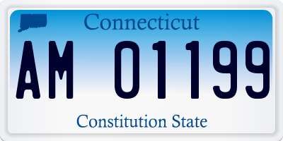 CT license plate AM01199