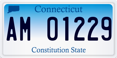 CT license plate AM01229