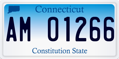 CT license plate AM01266