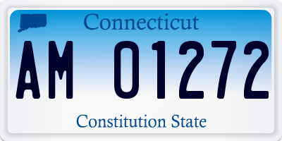 CT license plate AM01272
