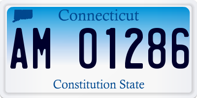 CT license plate AM01286