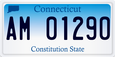 CT license plate AM01290