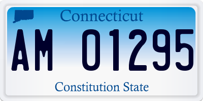 CT license plate AM01295