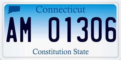 CT license plate AM01306