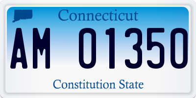 CT license plate AM01350