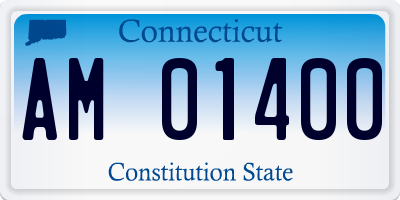CT license plate AM01400
