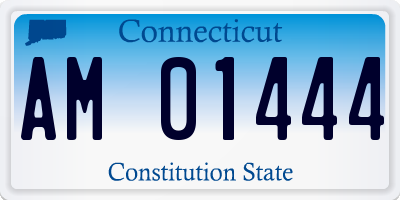 CT license plate AM01444